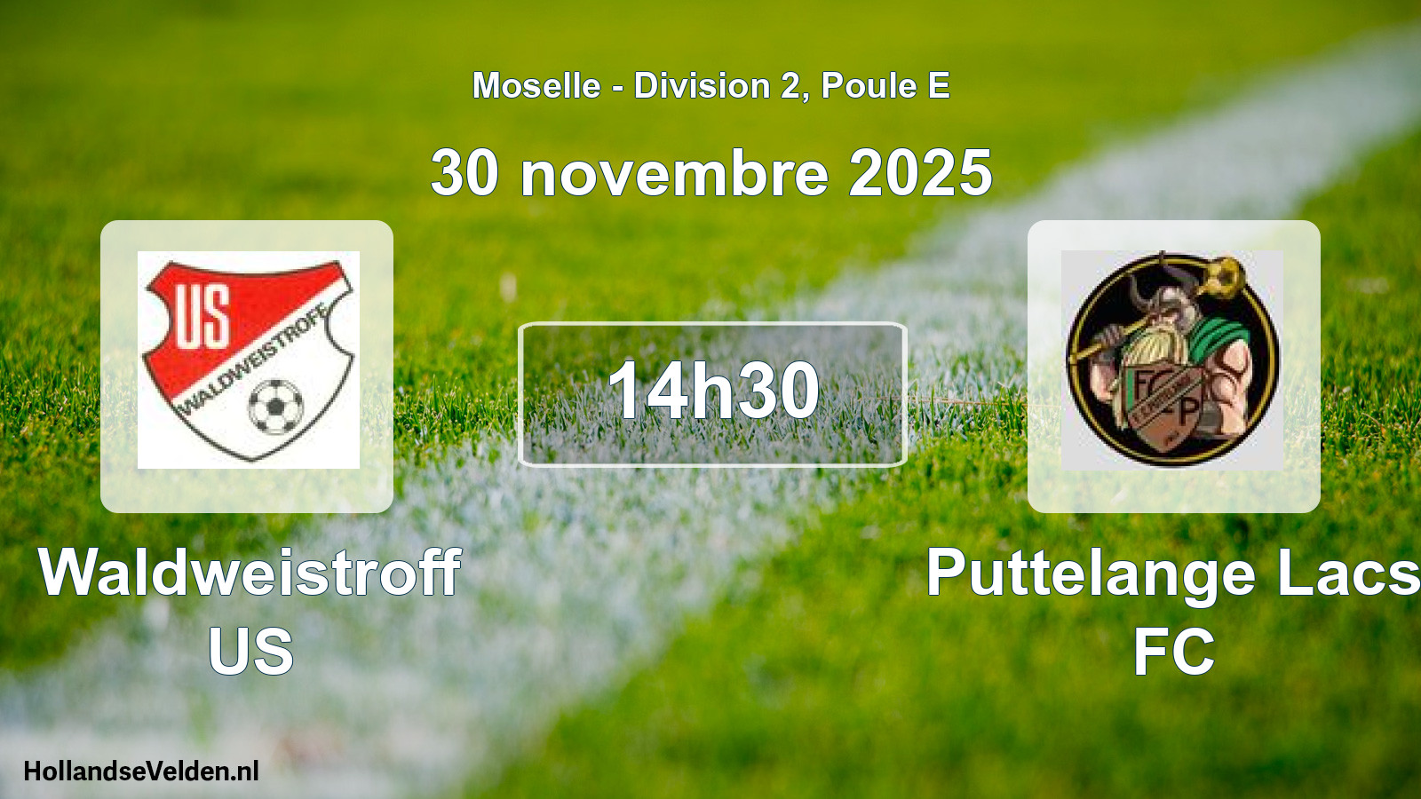Scheduled Match: Waldweistroff US - Puttelange Lacs FC (30 November 2025)