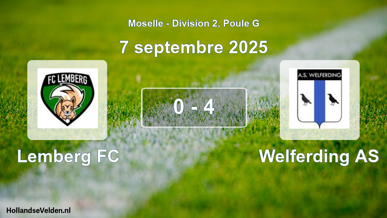 Total number of matches played: Lemberg FC - Welferding AS 0 - 4 (7 September 2025)