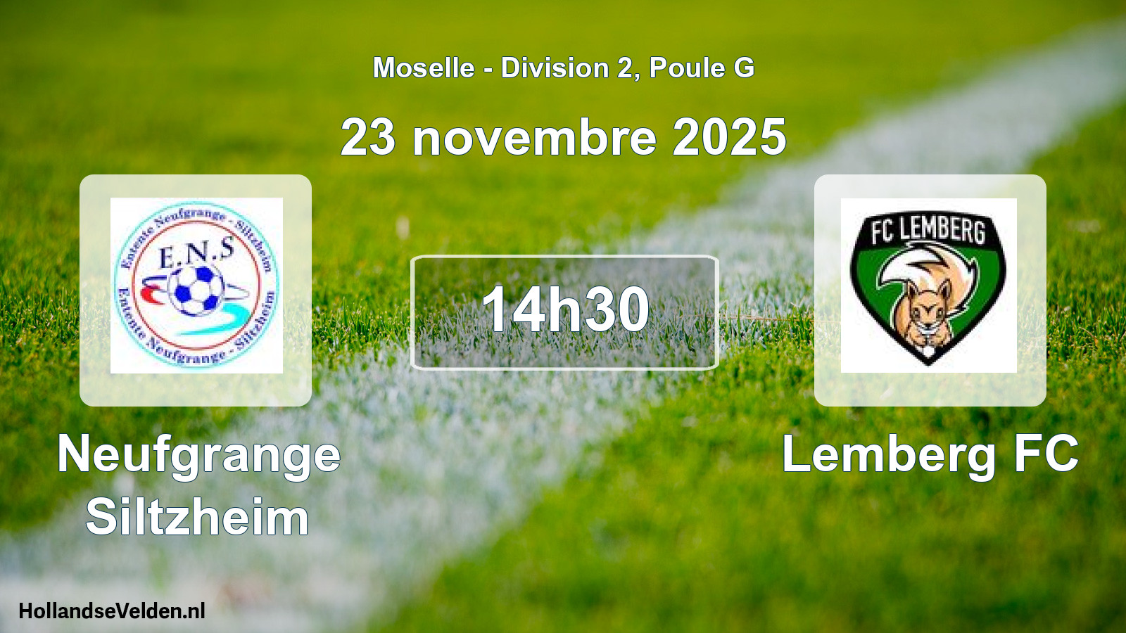 Scheduled Match: Neufgrange Siltzheim - Lemberg FC (23 November 2025)
