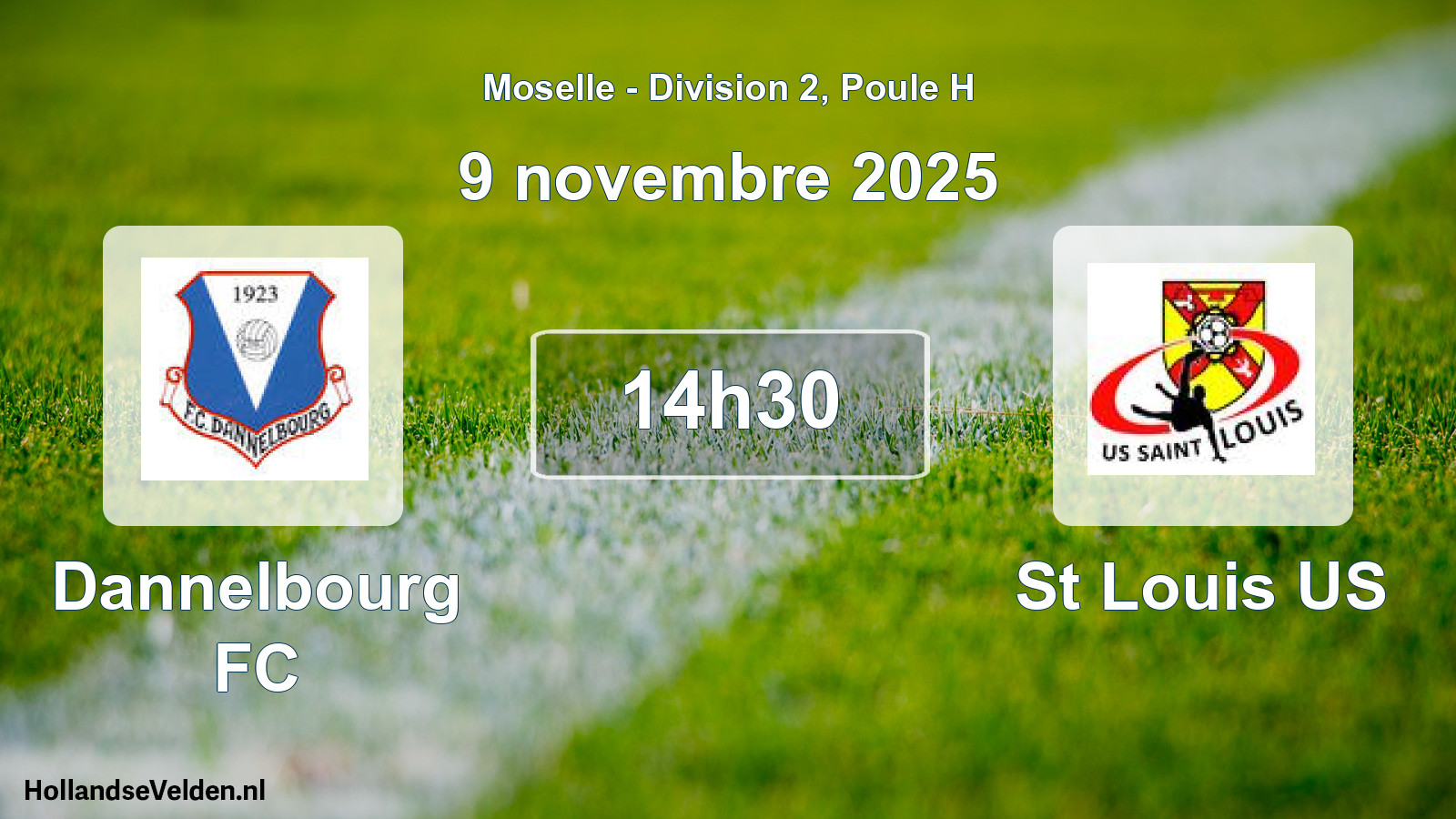 Geplande wedstrijd: Dannelbourg FC - St Louis US (9 november 2025)