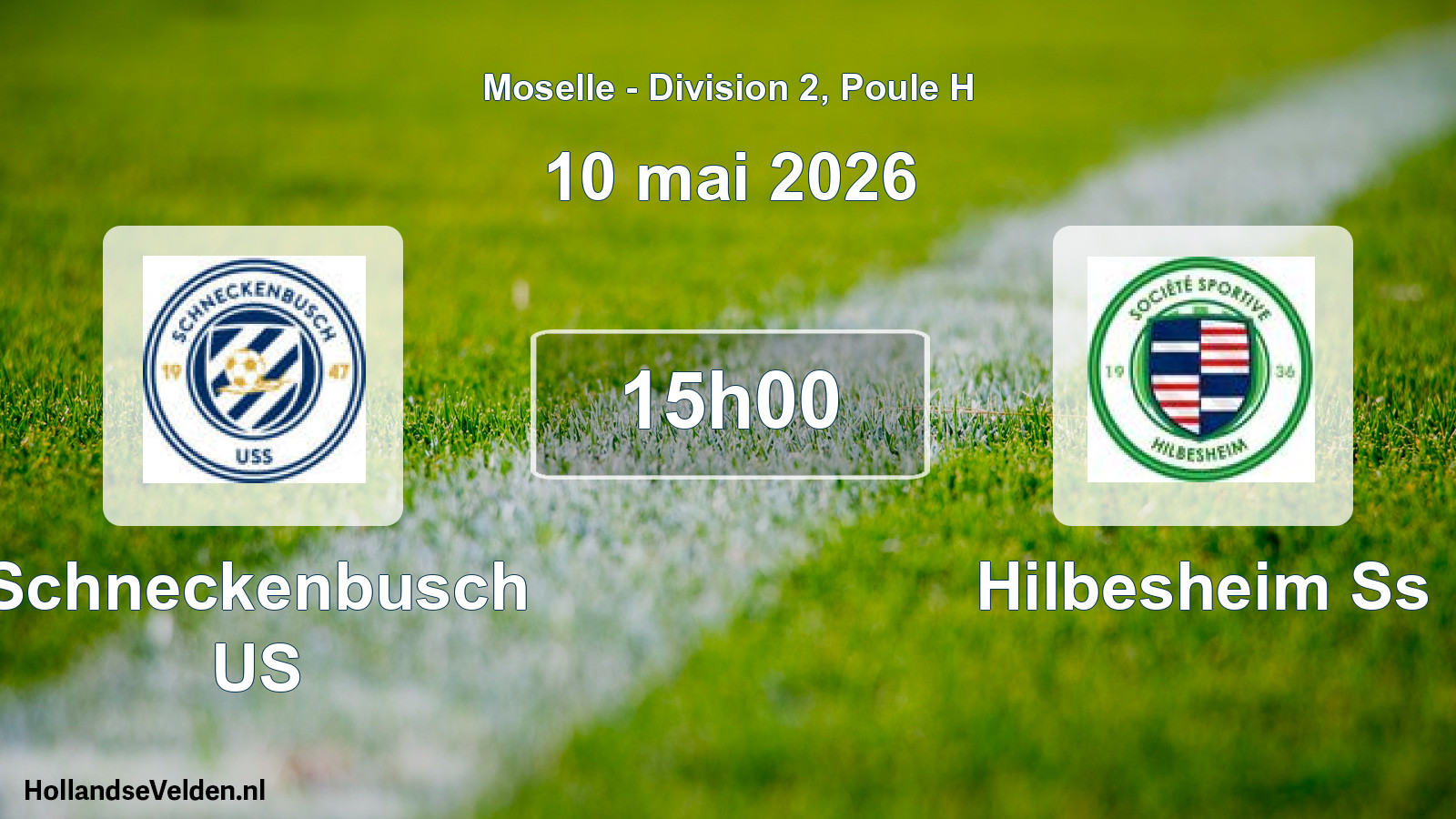 Geplande wedstrijd: Schneckenbusch US - Hilbesheim Ss (10 mei 2026)