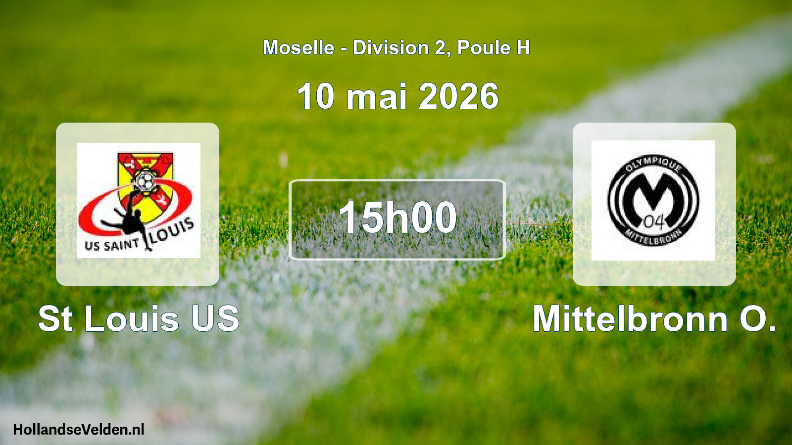 Match programmé: St Louis US - Mittelbronn O. (10 mai 2026)