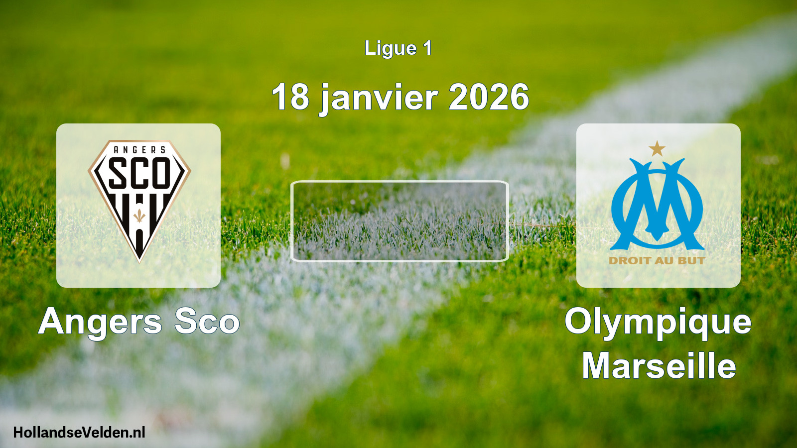 Geplande wedstrijd: Angers Sco - Olympique Marseille (18 januari 2026)