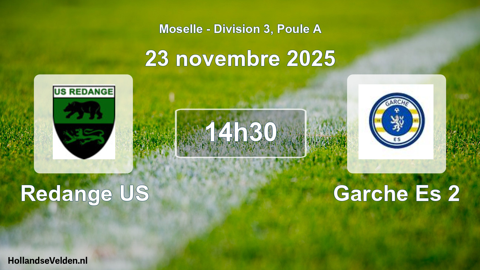 Scheduled Match: Redange US - Garche Es 2 (23 November 2025)