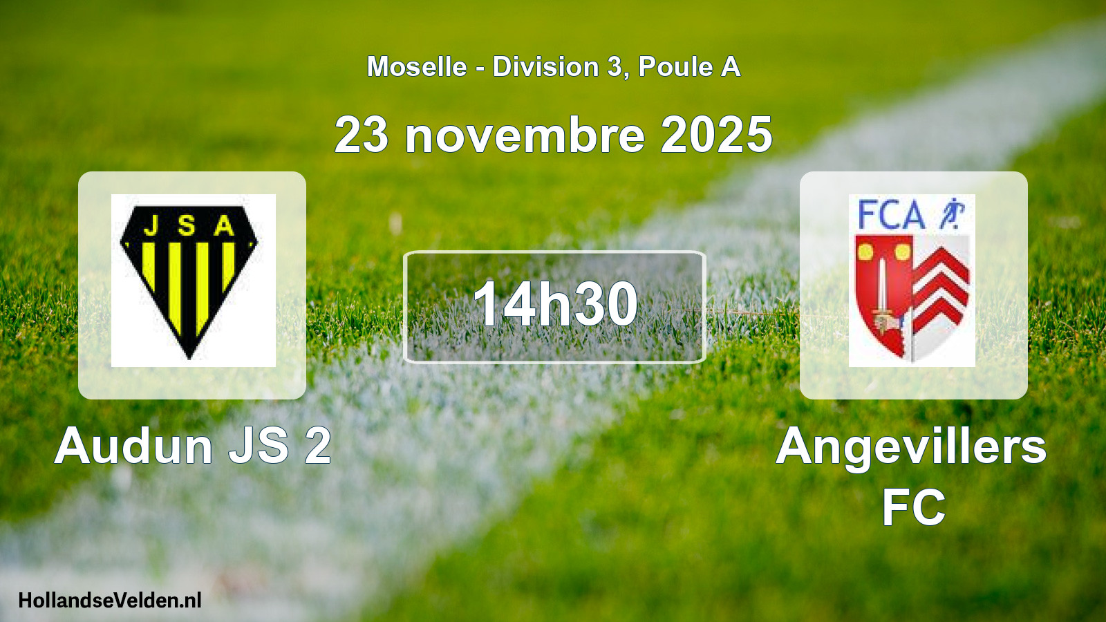 Scheduled Match: Audun JS 2 - Angevillers FC (23 November 2025)
