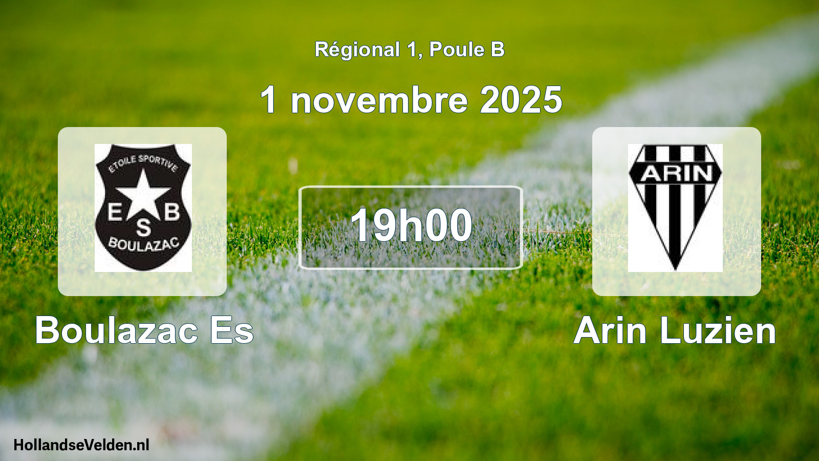 Scheduled Match: Boulazac Es - Arin Luzien (1 November 2025)