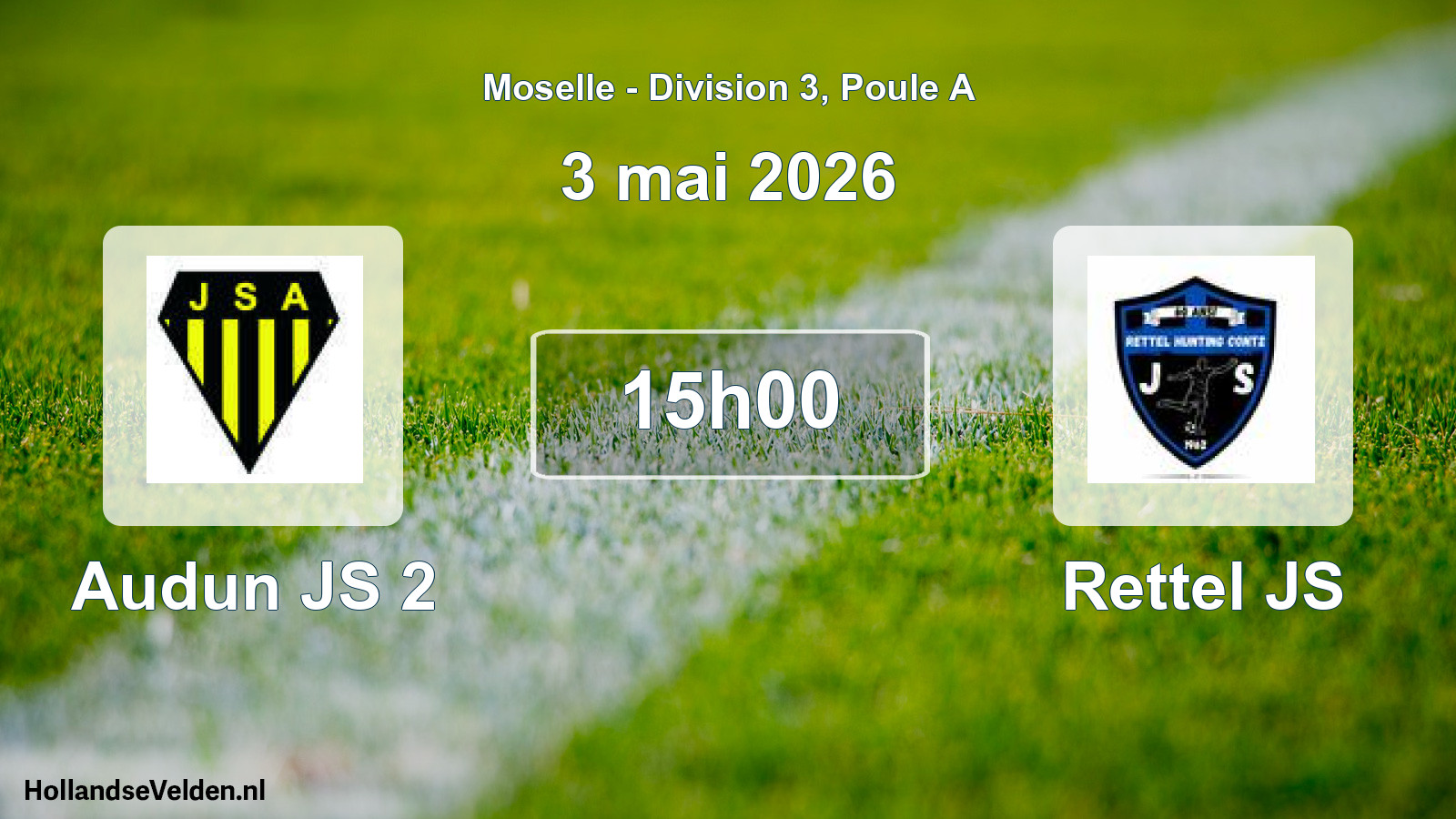 Scheduled Match: Audun JS 2 - Rettel JS (3 May 2026)