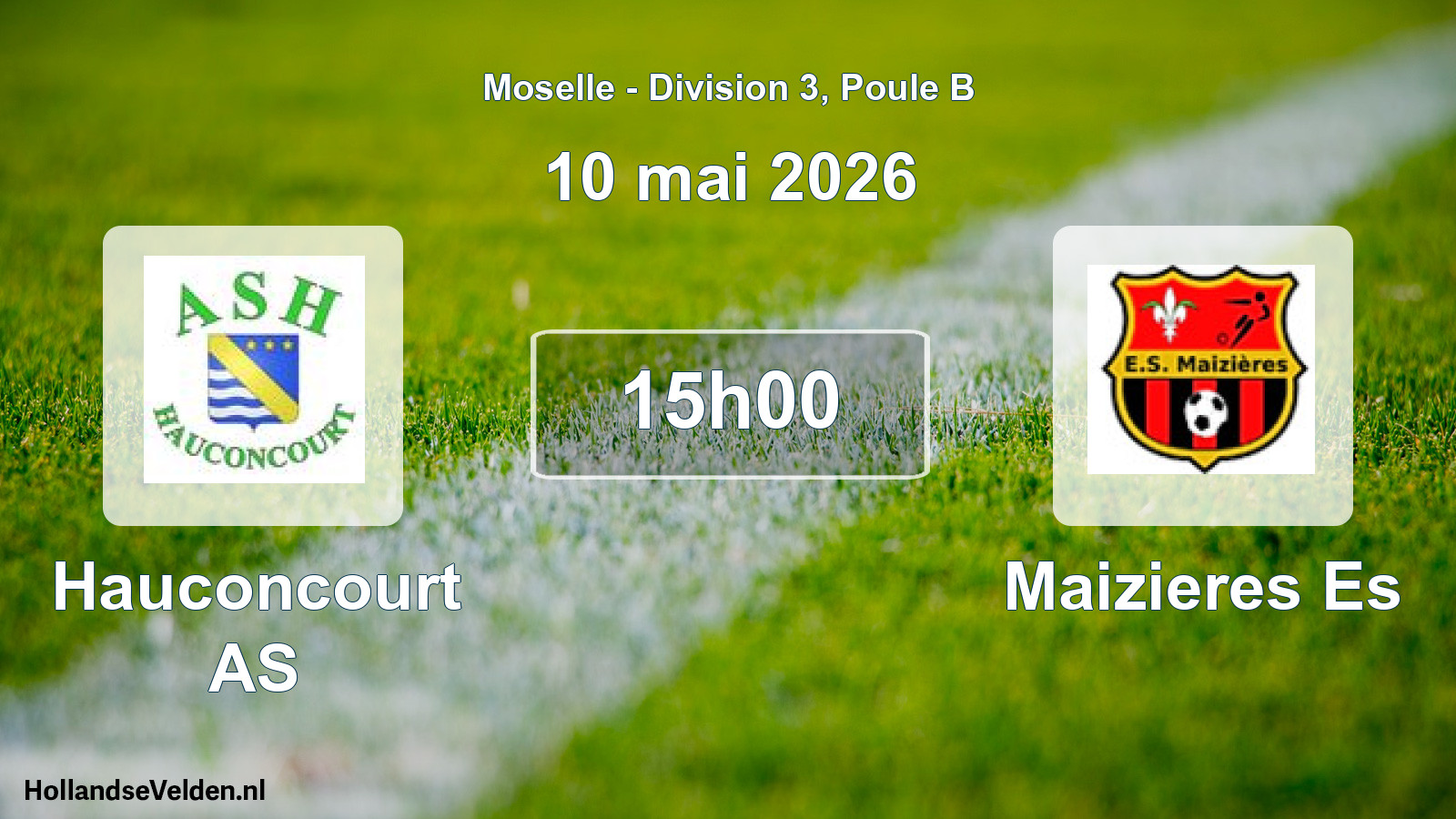 Match programmé: Hauconcourt AS - Maizieres Es (10 mai 2026)