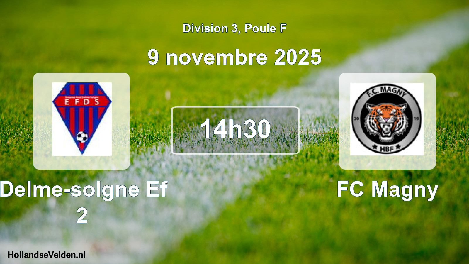 Geplande wedstrijd: Delme-solgne Ef 2 - FC Magny (9 november 2025)