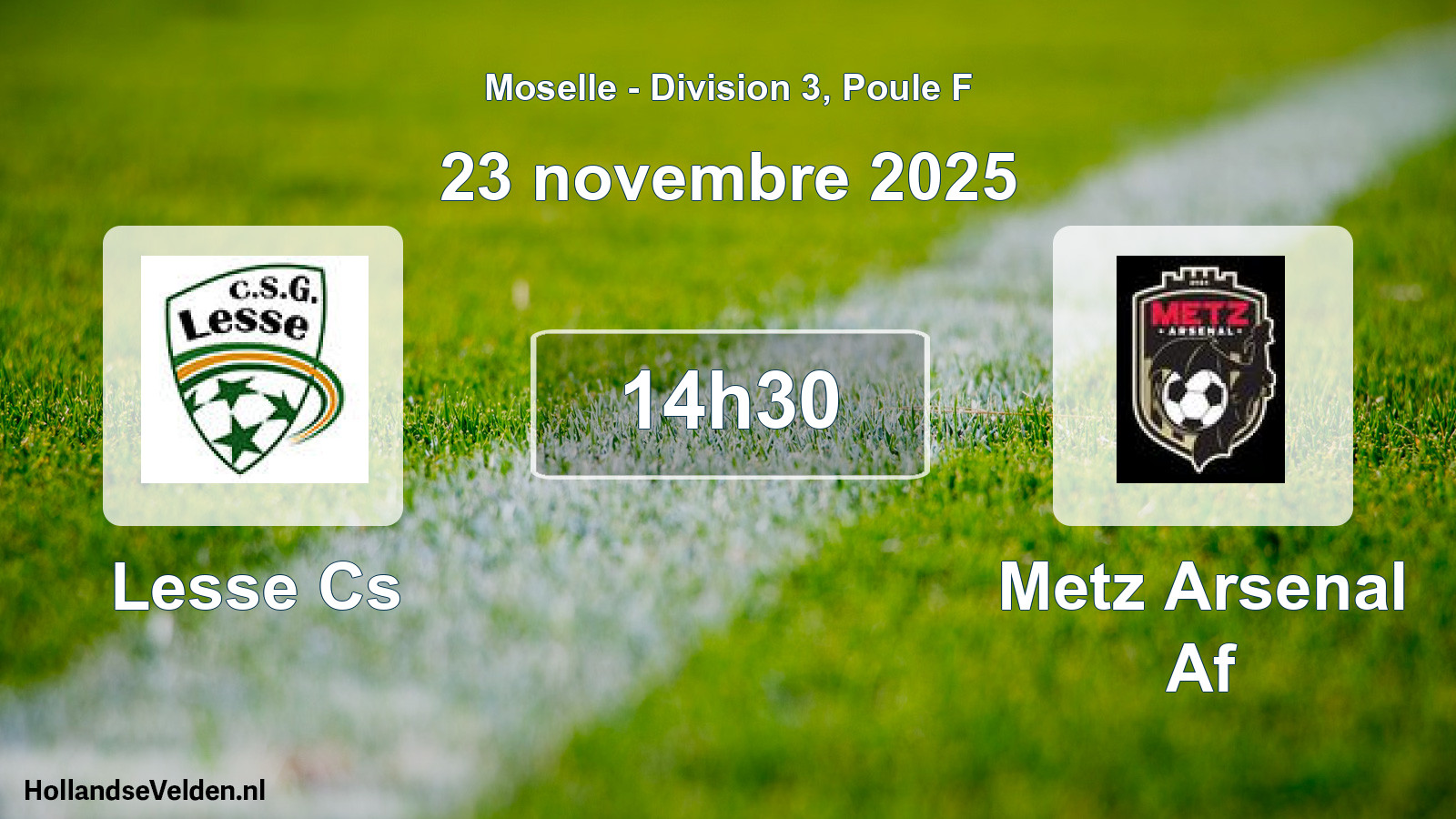 Scheduled Match: Lesse Cs - Metz Arsenal Af (23 November 2025)