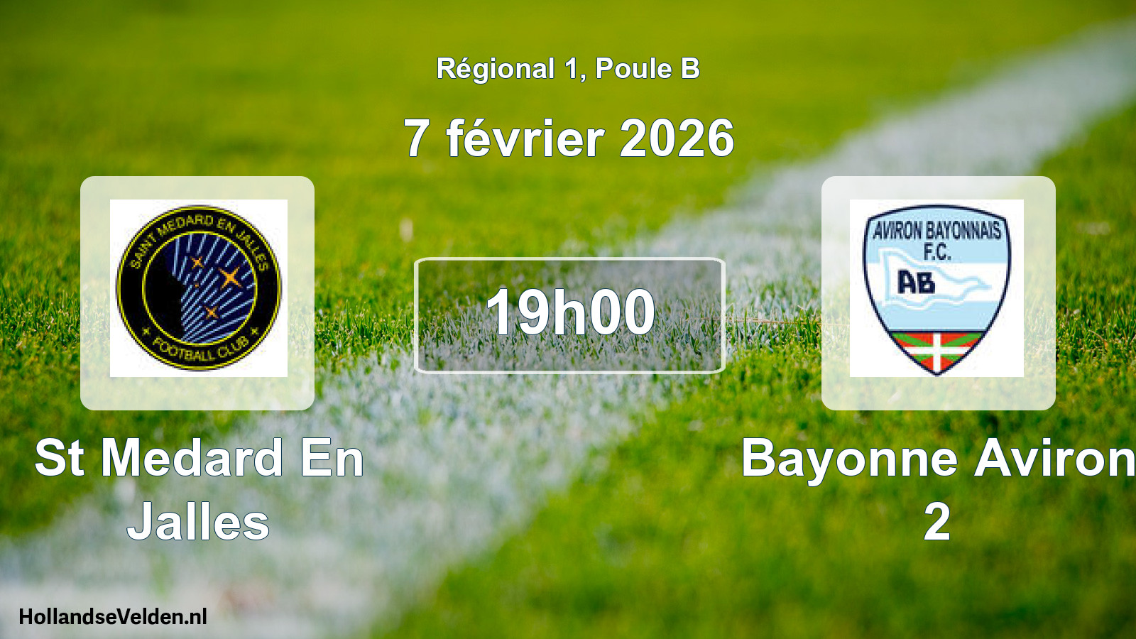 Scheduled Match: St Medard En Jalles - Bayonne Aviron 2 (7 February 2026)