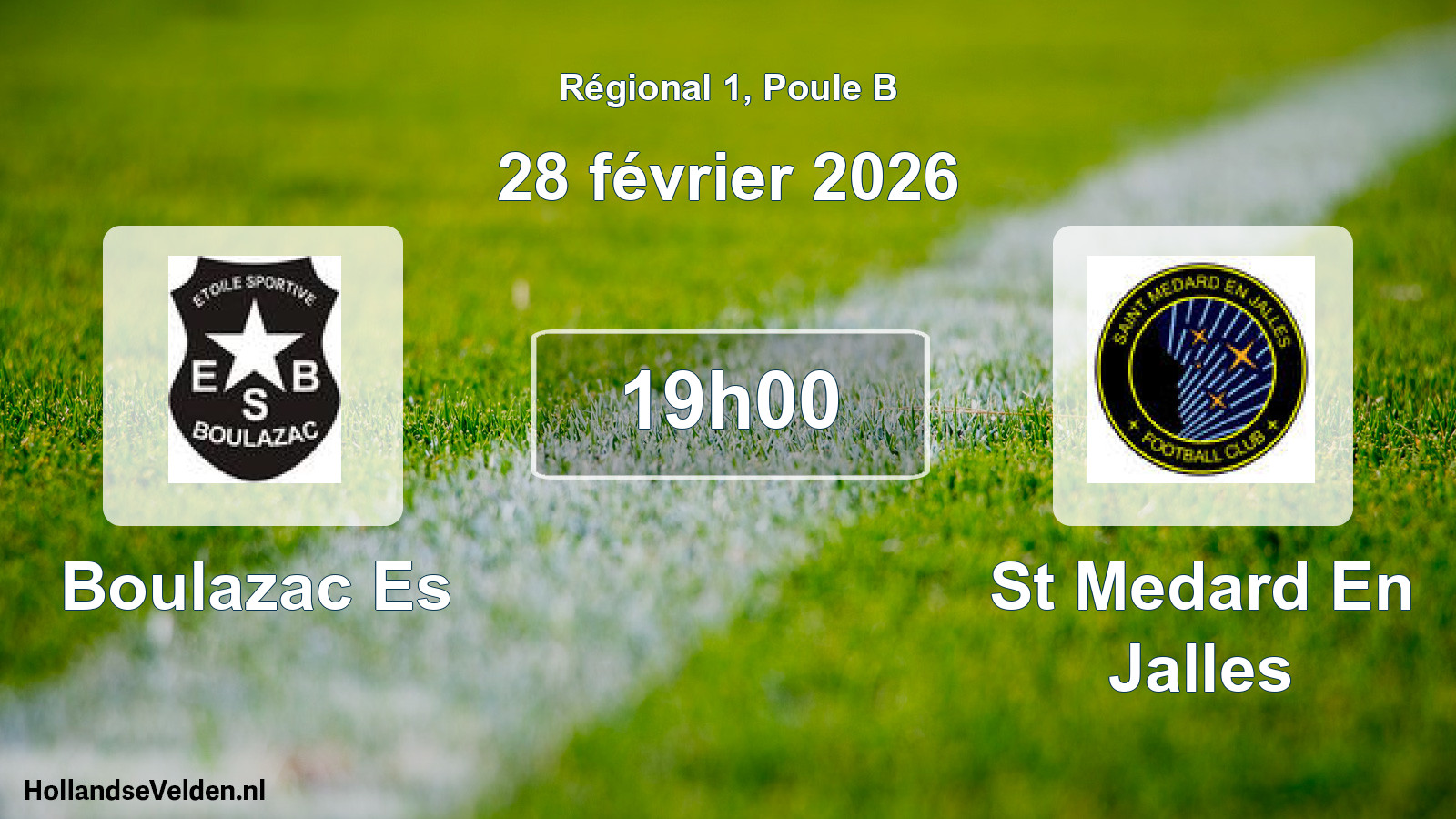Geplande wedstrijd: Boulazac Es - St Medard En Jalles (28 février 2026)