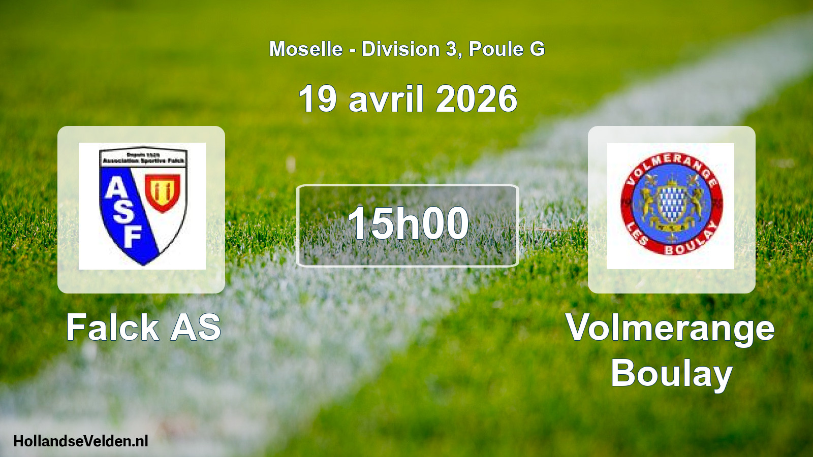 Scheduled Match: Falck AS - Volmerange Boulay (19 April 2026)