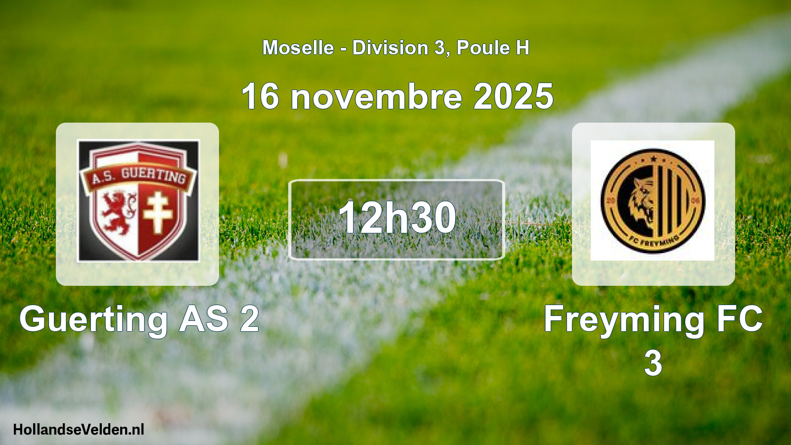 Scheduled Match: Guerting AS 2 - Freyming FC 3 (16 November 2025)