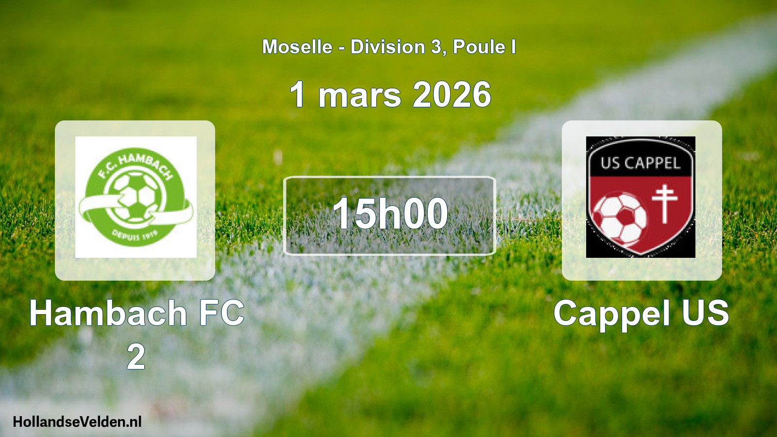 Scheduled Match: Hambach FC 2 - Cappel US (1 March 2026)