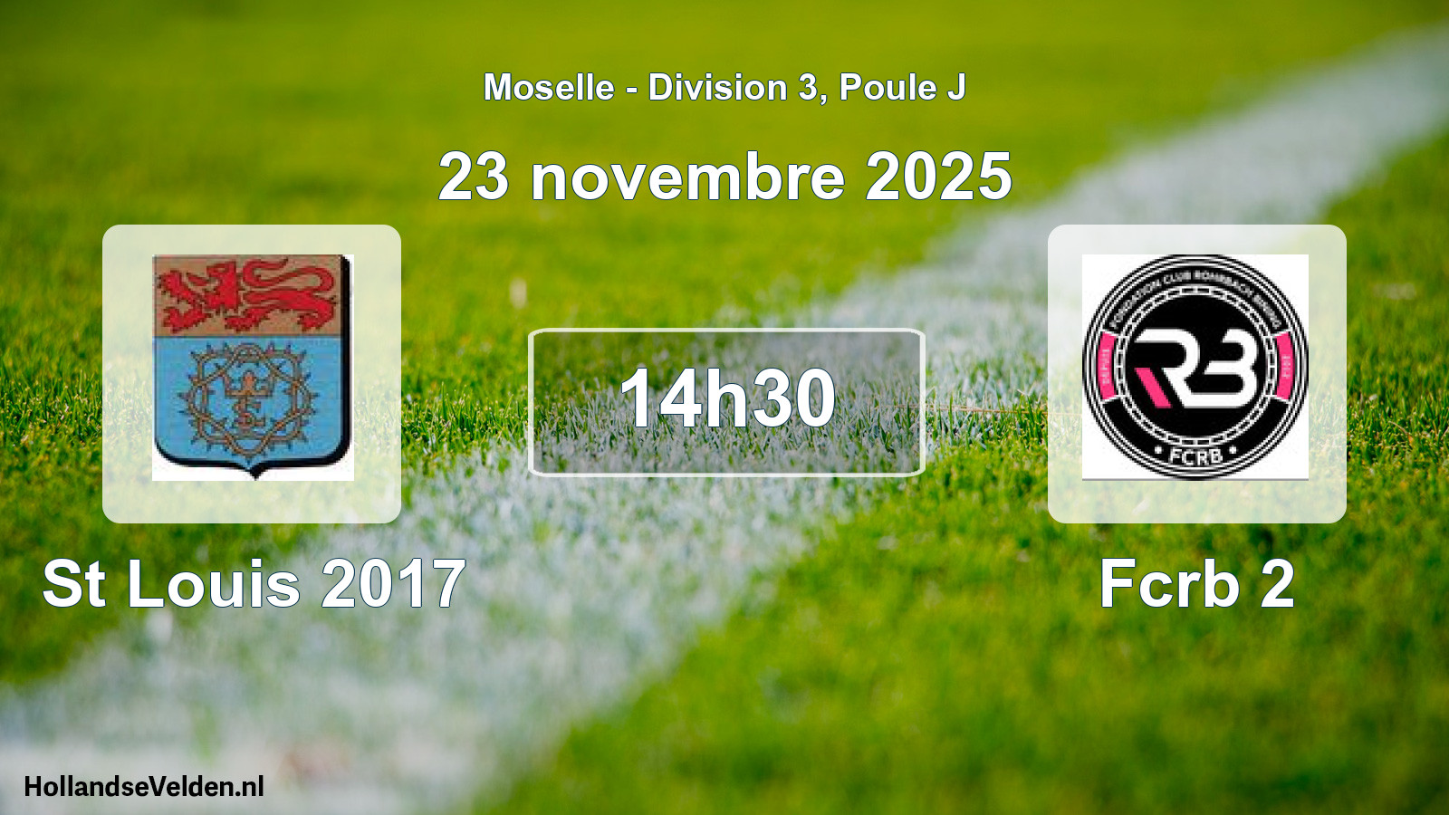 Scheduled Match: St Louis 2017 - Fcrb 2 (23 November 2025)