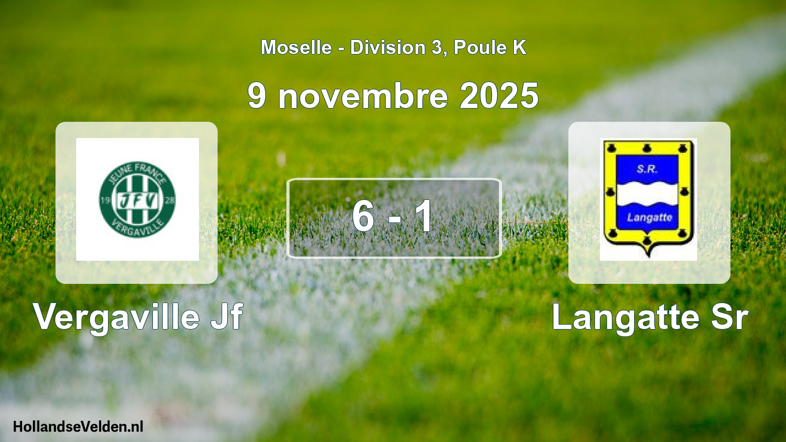 Match joué: Vergaville Jf - Langatte Sr 6 - 1 (9 novembre 2025)