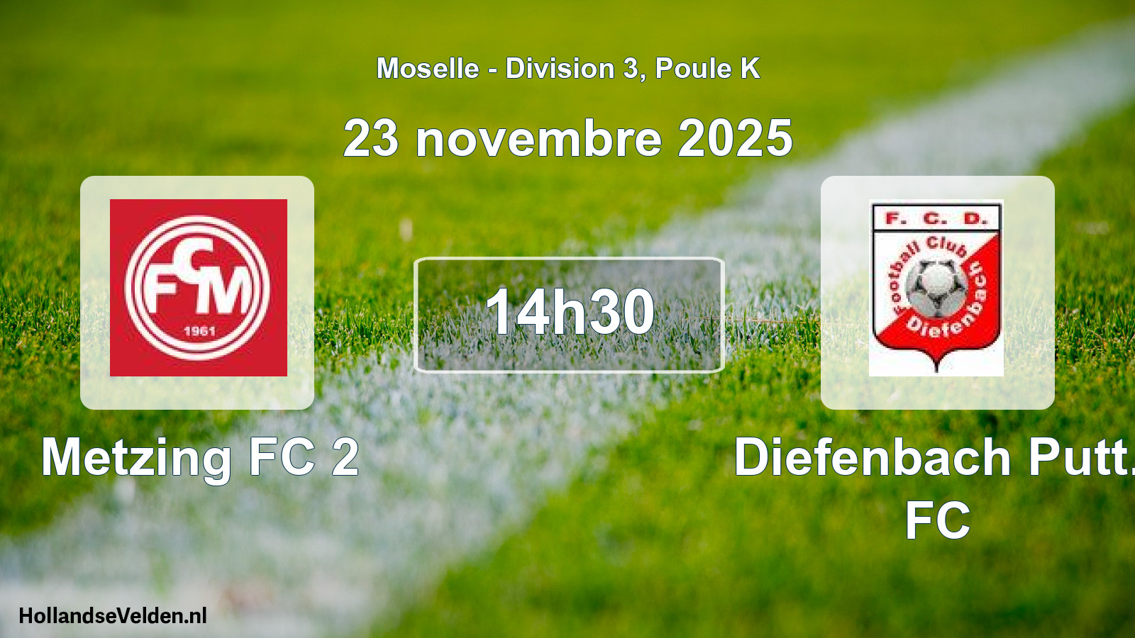 Scheduled Match: Metzing FC 2 - Diefenbach Putt. FC (23 November 2025)