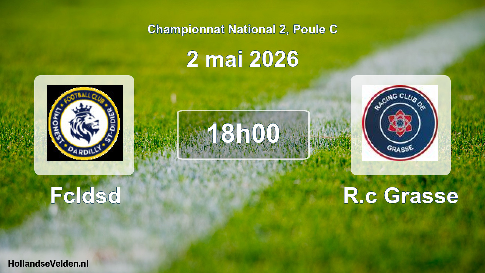 Scheduled Match: Fcldsd - R.c Grasse (2 May 2026)