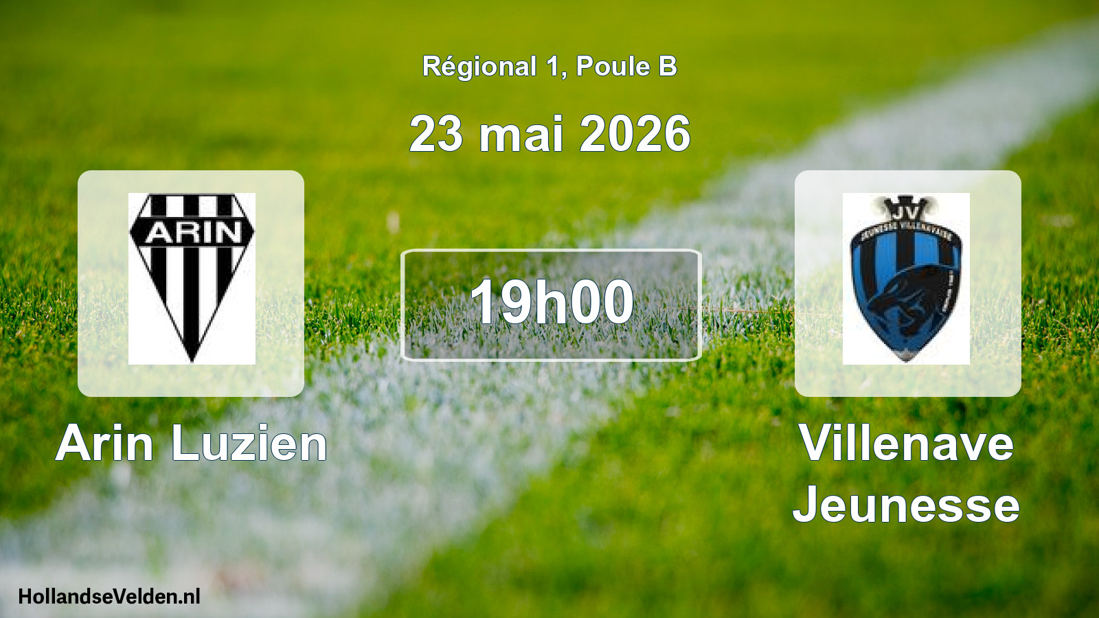 Scheduled Match: Arin Luzien - Villenave Jeunesse (23 May 2026)