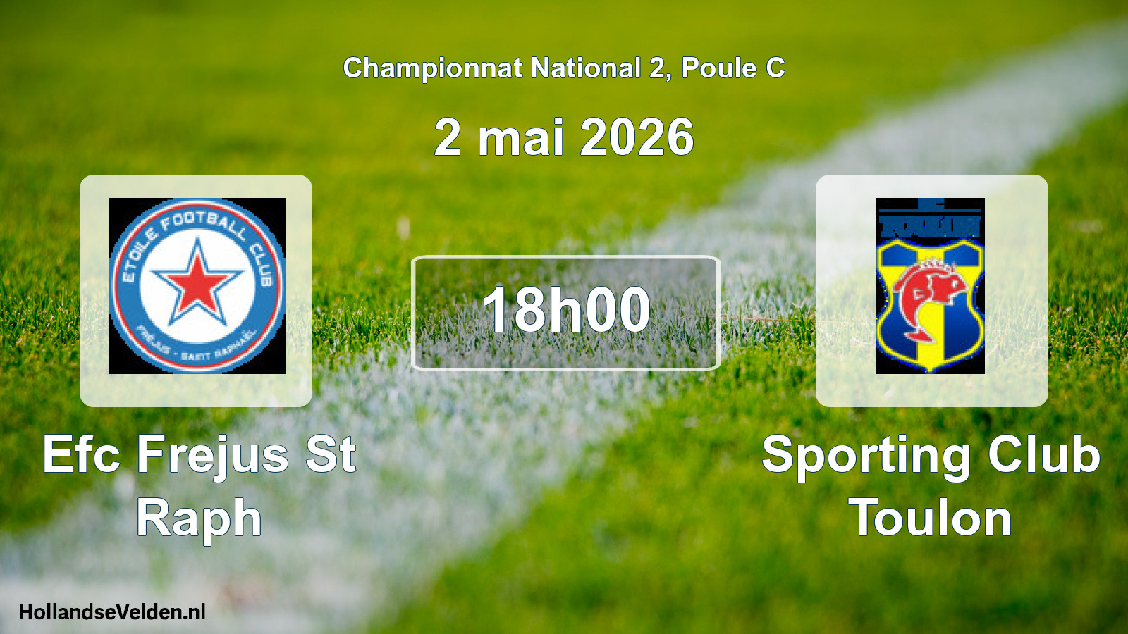 Scheduled Match: Efc Frejus St Raph - Sporting Club Toulon (2 May 2026)