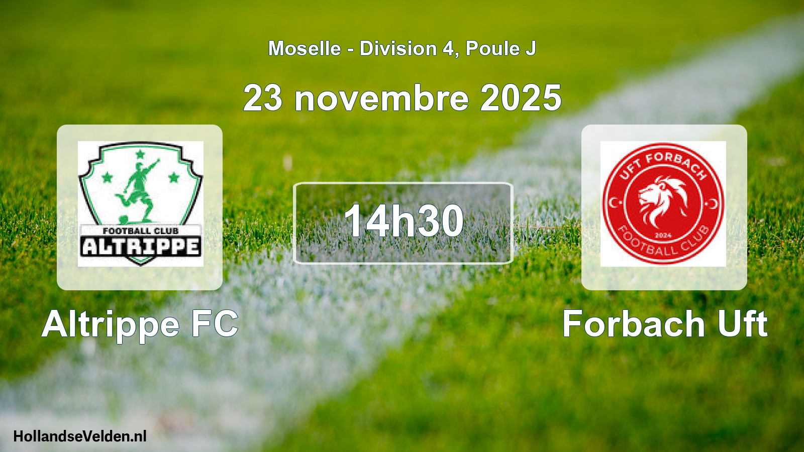 Geplande wedstrijd: Altrippe FC - Forbach Uft (23 november 2025)