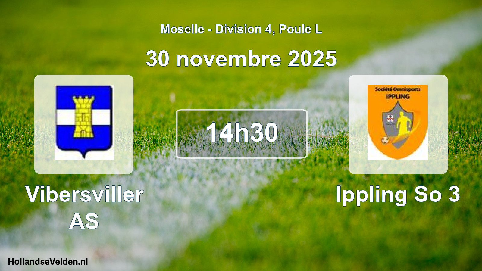 Scheduled Match: Vibersviller AS - Ippling So 3 (30 November 2025)