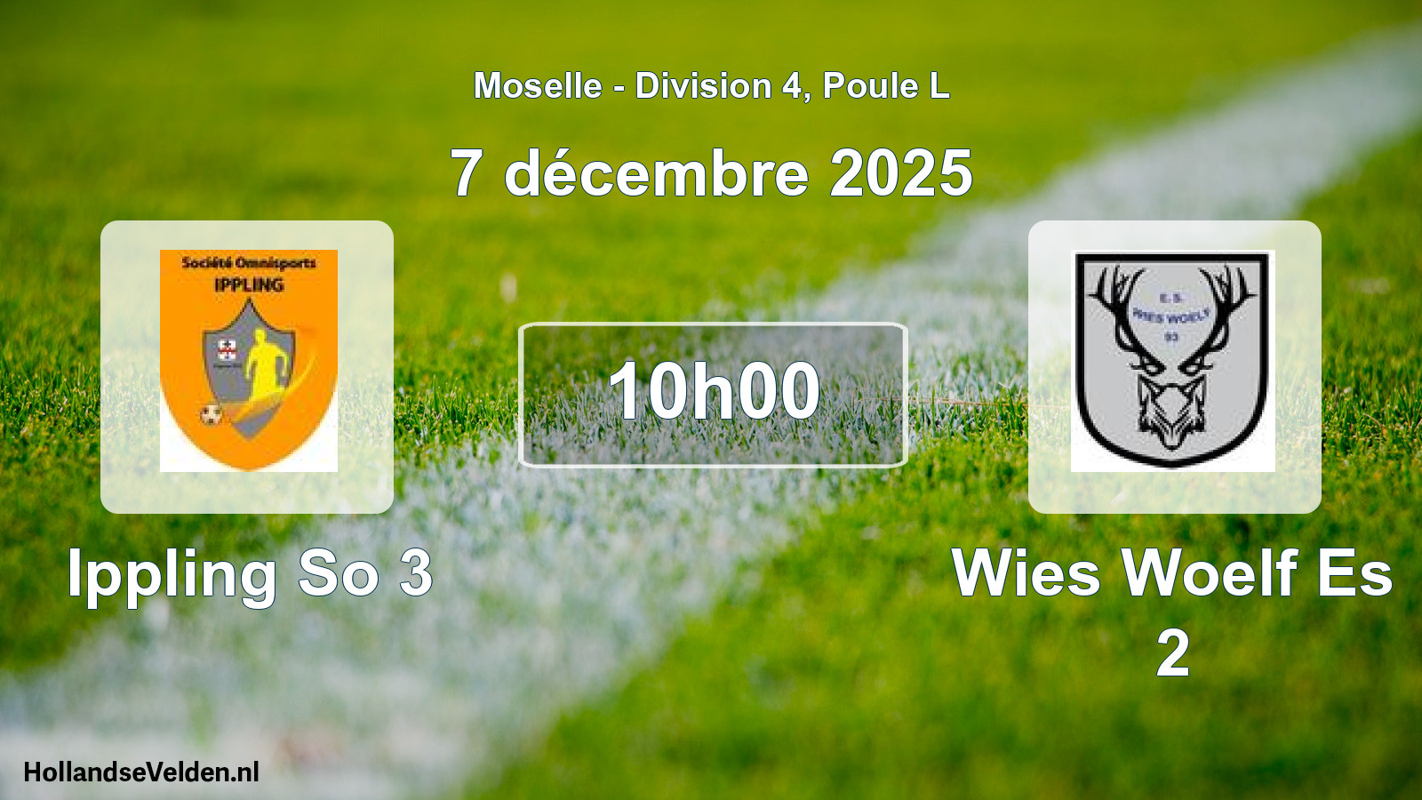 Scheduled Match: Ippling So 3 - Wies Woelf Es 2 (7 December 2025)