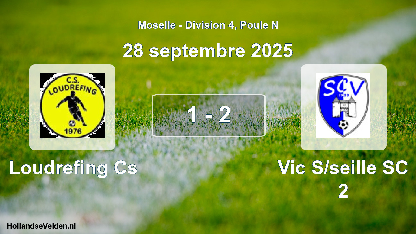 Gespeelde wedstrijd: Loudrefing Cs - Vic S/seille SC 2 1 - 2 (28 september 2025)
