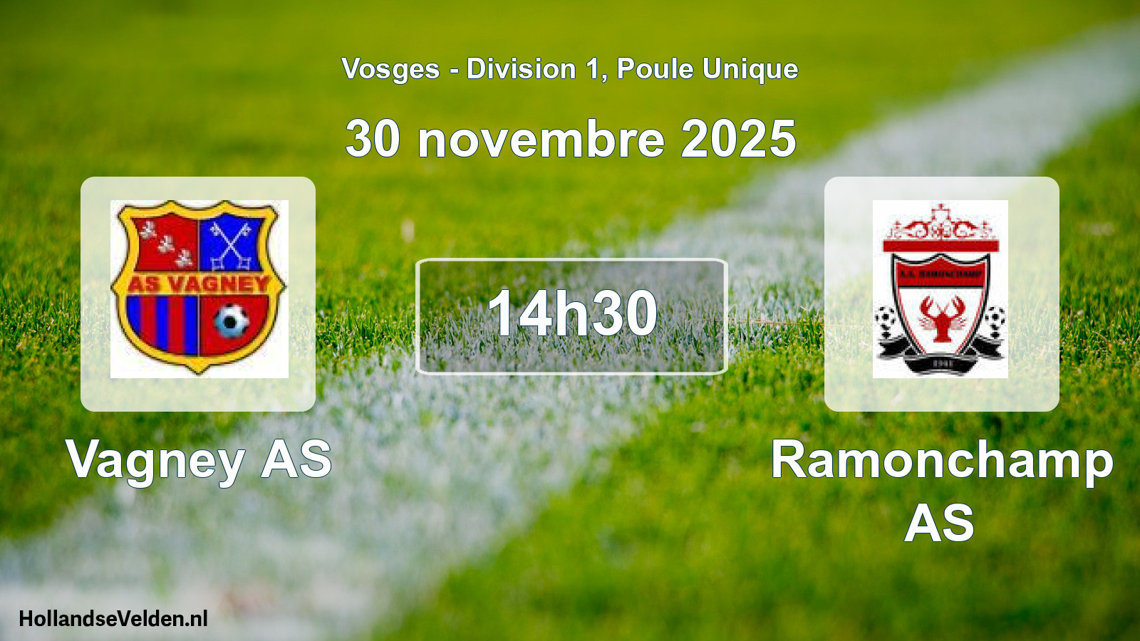 Scheduled Match: Vagney AS - Ramonchamp AS (30 November 2025)
