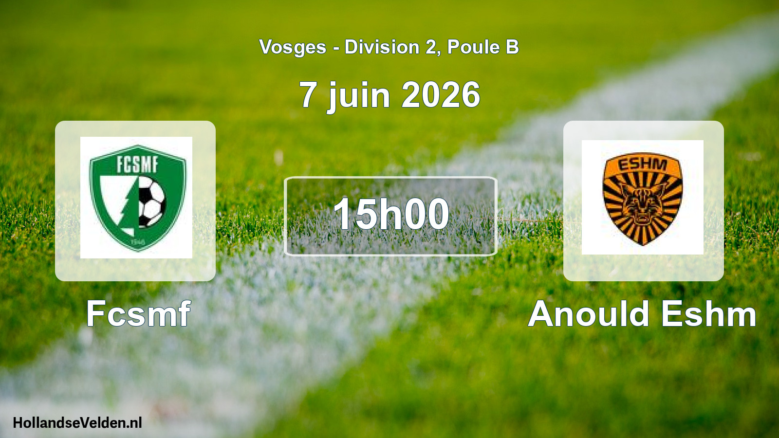 Match programmé: Fcsmf - Anould Eshm (7 juin 2026)
