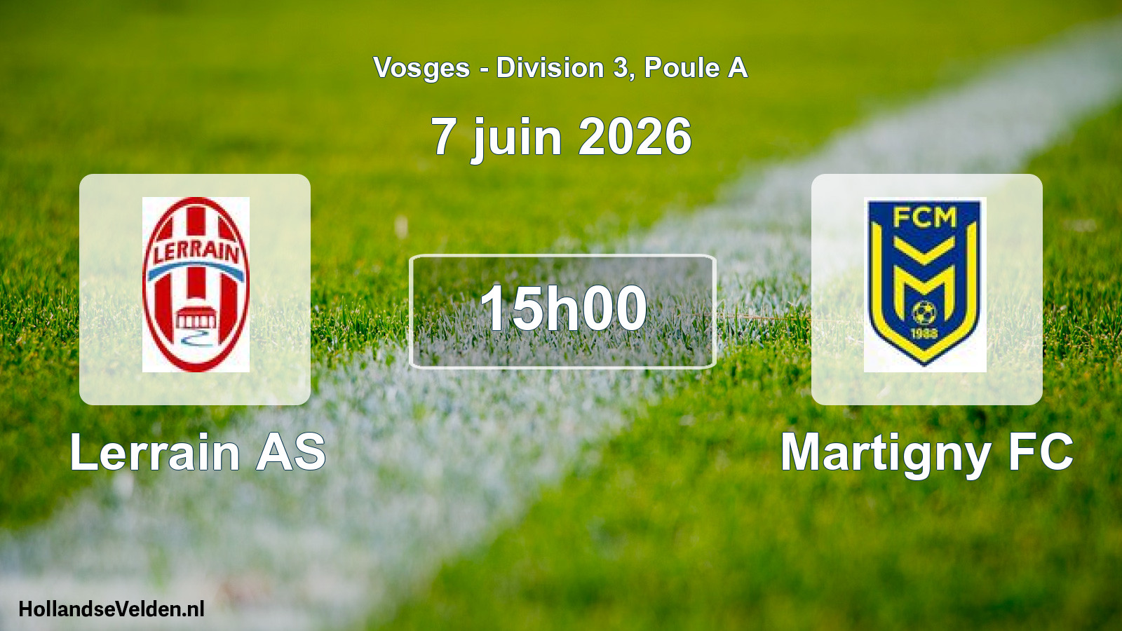 Scheduled Match: Lerrain AS - Martigny FC (7 June 2026)