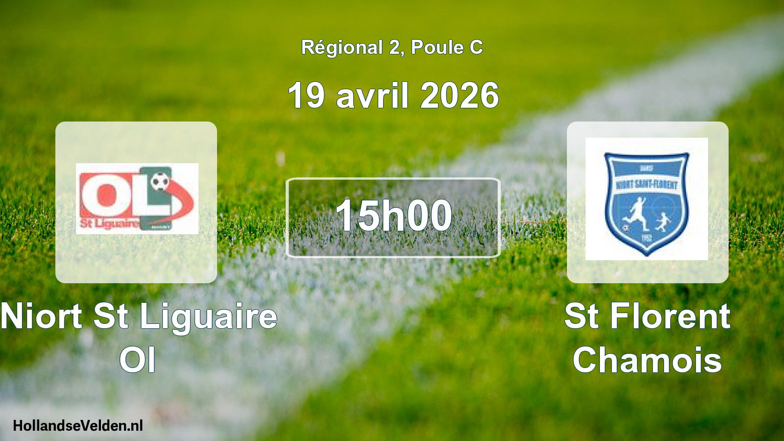 Scheduled Match: Niort St Liguaire Ol - St Florent Chamois (19 April 2026)