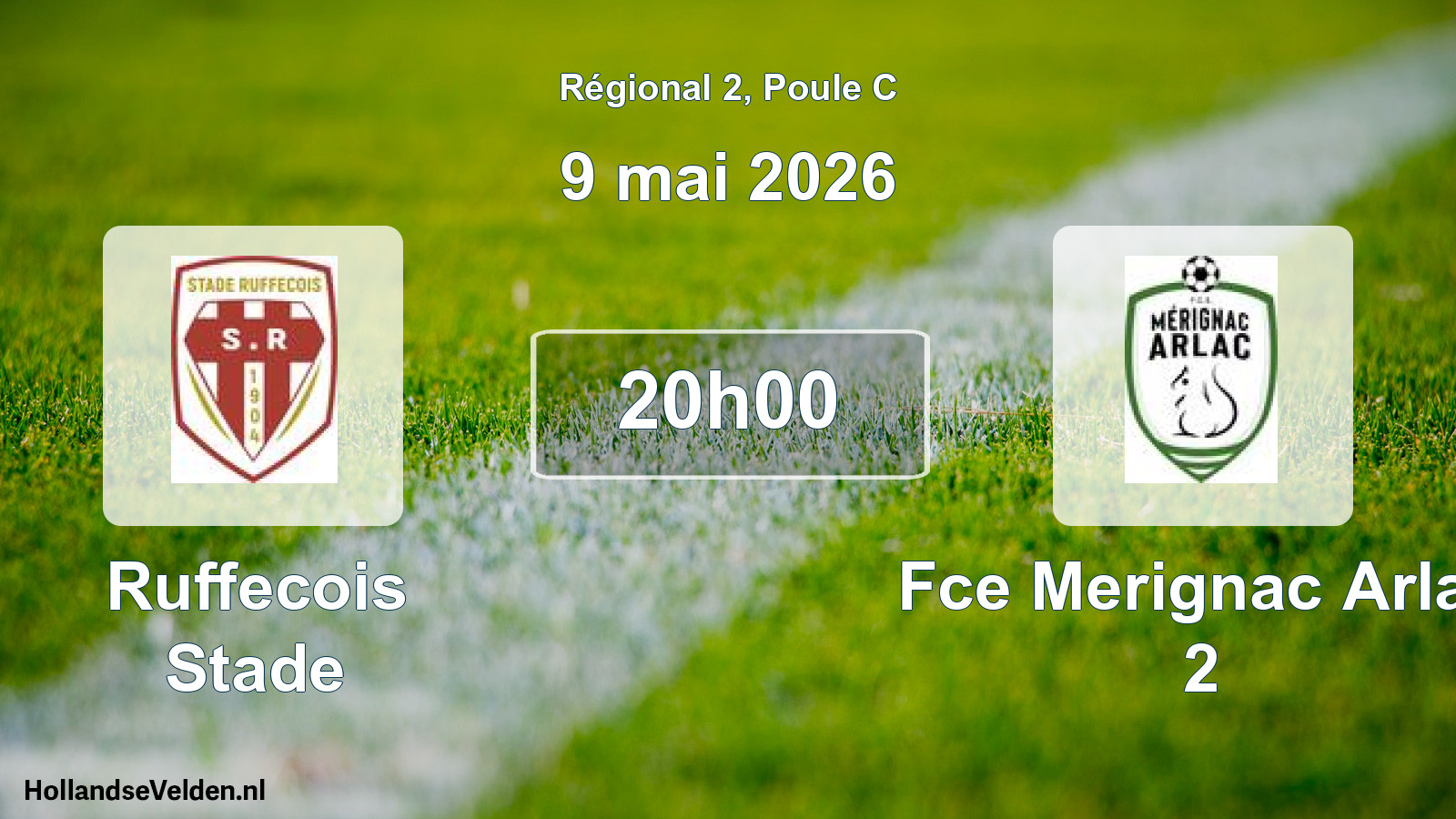 Scheduled Match: Ruffecois Stade - Fce Merignac Arlac 2 (9 May 2026)