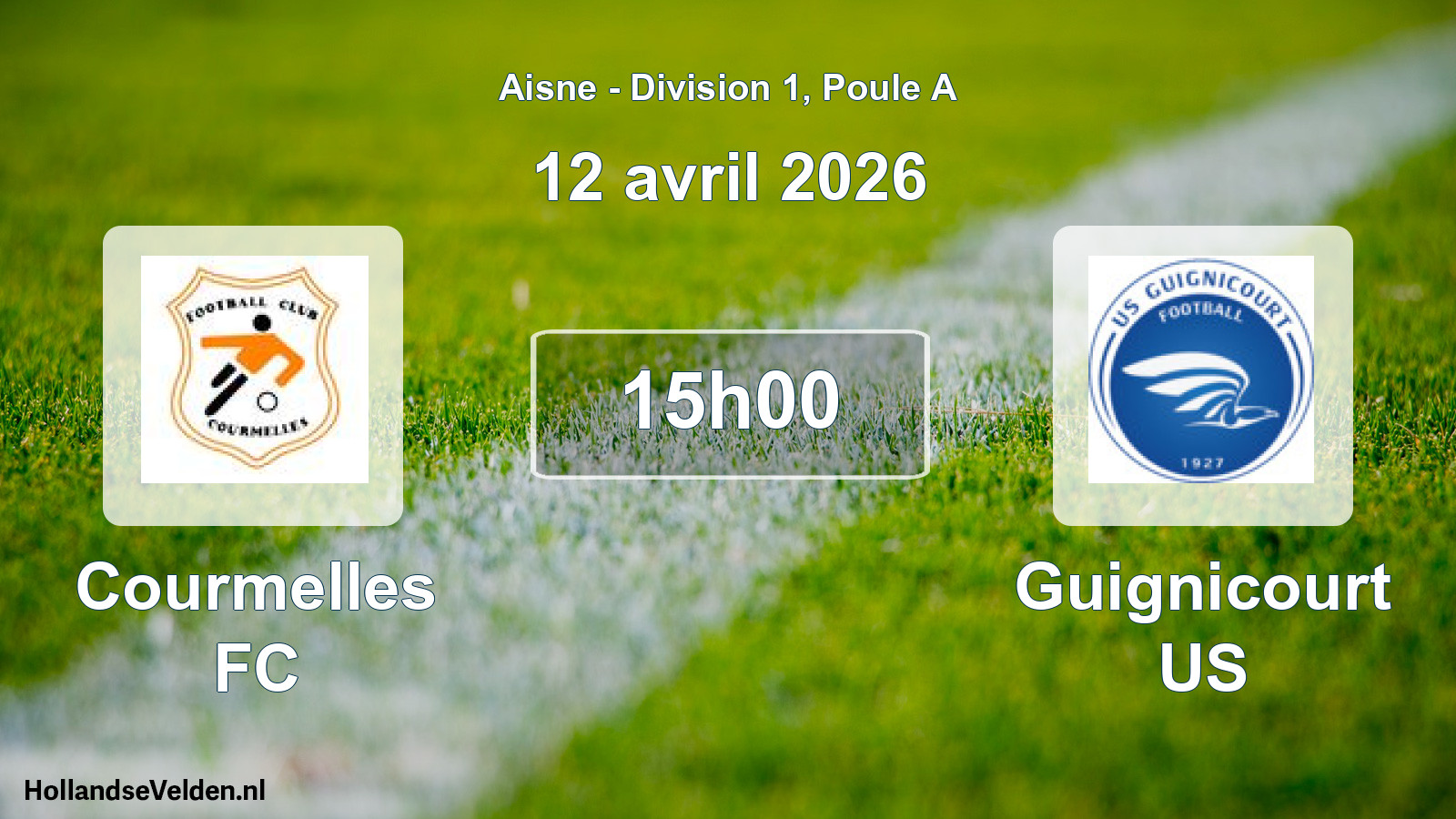 Scheduled Match: Courmelles FC - Guignicourt US (12 April 2026)