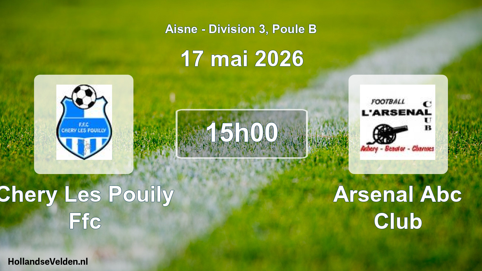 Geplande wedstrijd: Chery Les Pouily Ffc - Arsenal Abc Club (17 mei 2026)