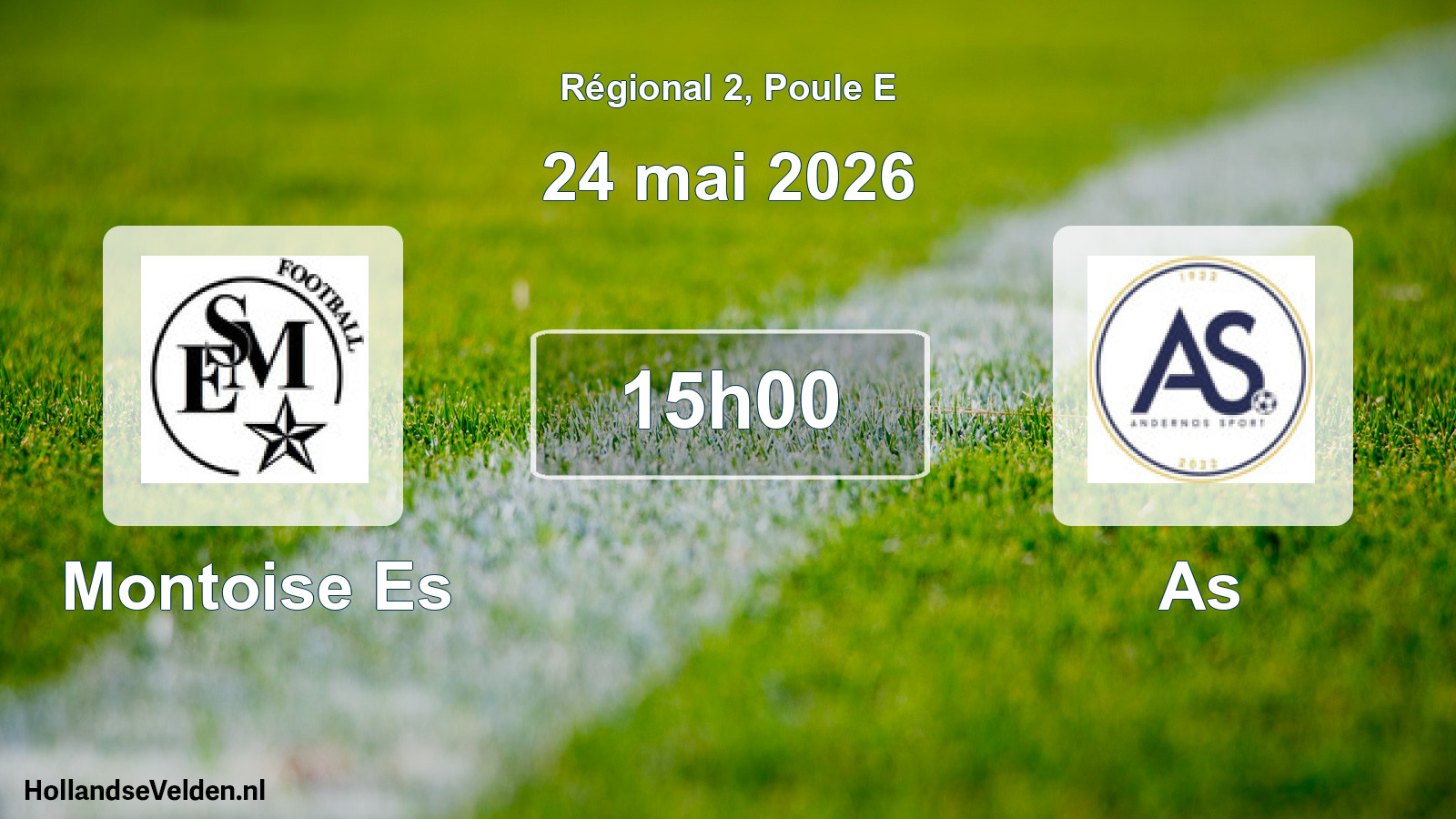 Scheduled Match: Montoise Es - As (24 May 2026)
