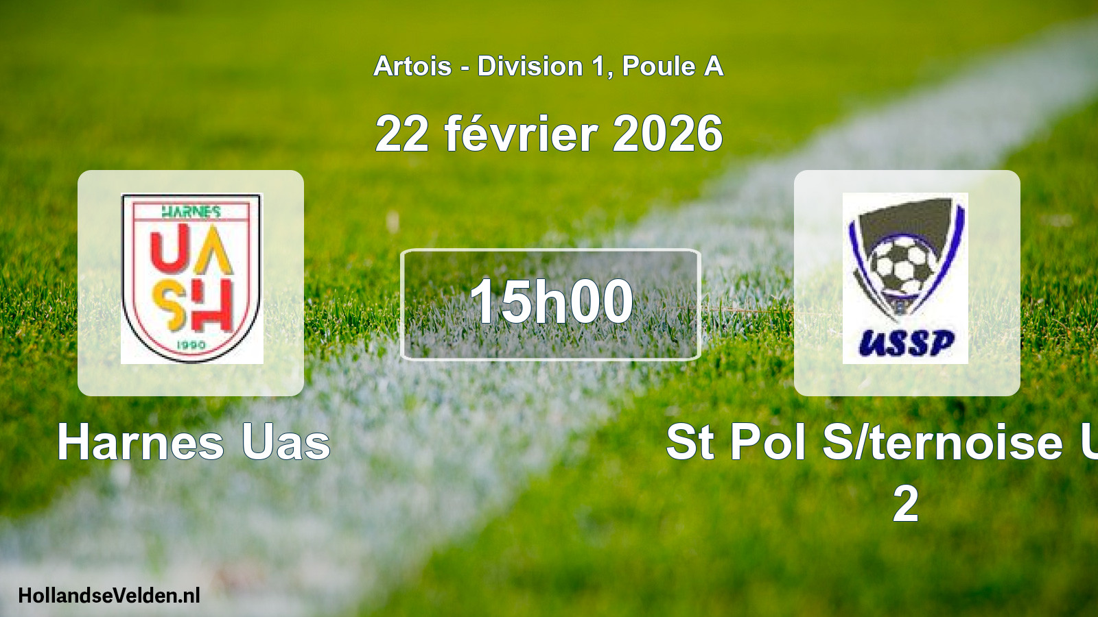 Match programmé: Harnes Uas - St Pol S/ternoise US 2 (22 février 2026)