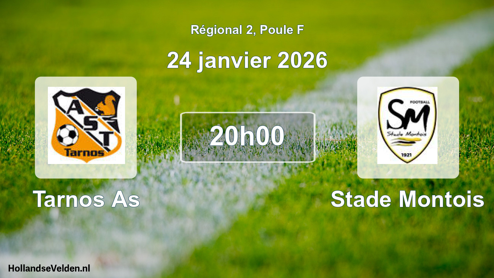 Geplande wedstrijd: Tarnos As - Stade Montois (24 janvier 2026)