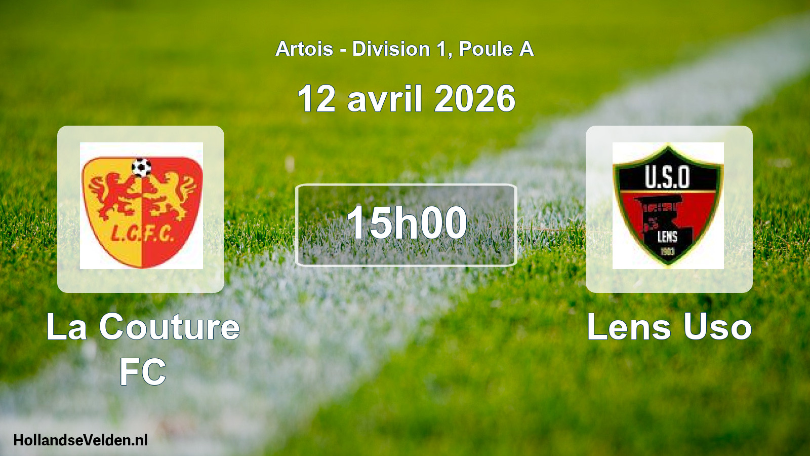 Scheduled Match: La Couture FC - Lens Uso (12 April 2026)