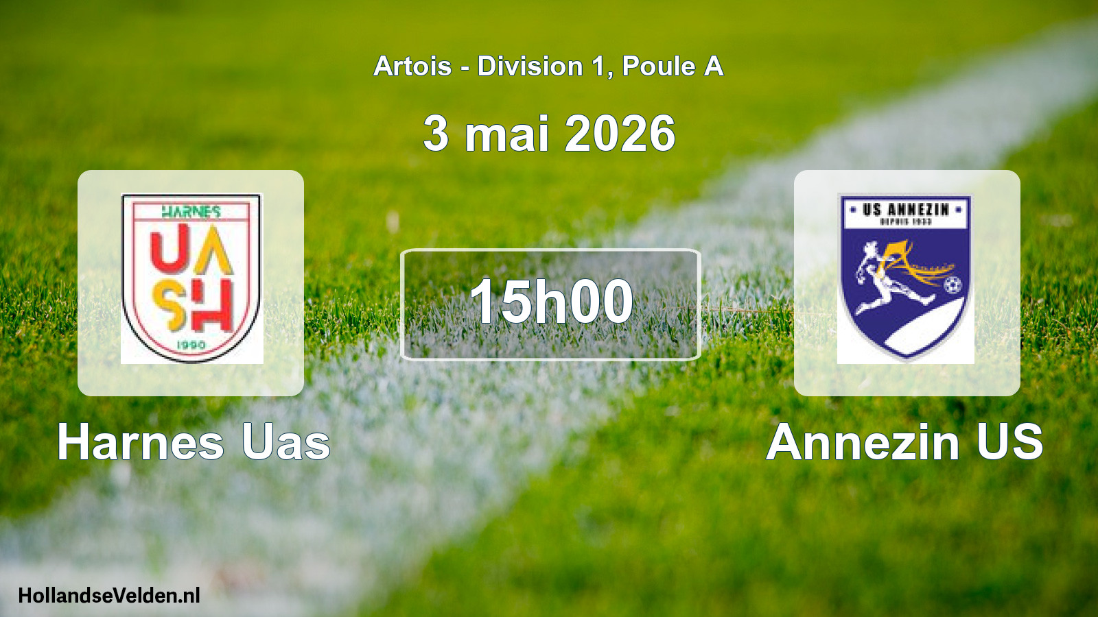 Scheduled Match: Harnes Uas - Annezin US (3 May 2026)