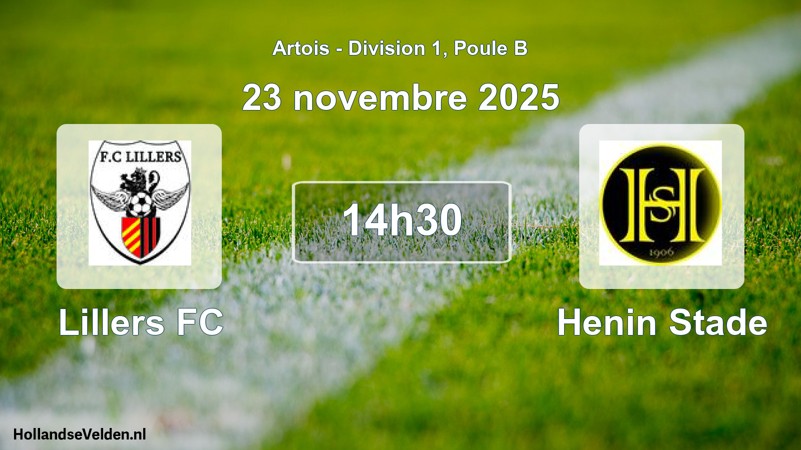 Scheduled Match: Lillers FC - Henin Stade (23 November 2025)
