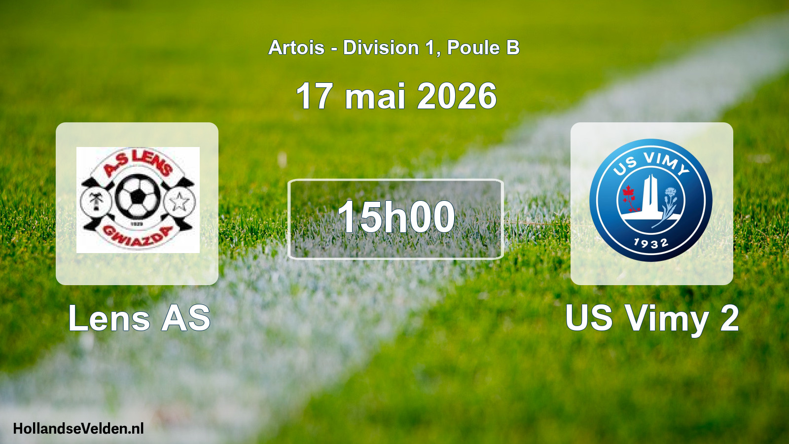 Scheduled Match: Lens AS - US Vimy 2 (17 May 2026)
