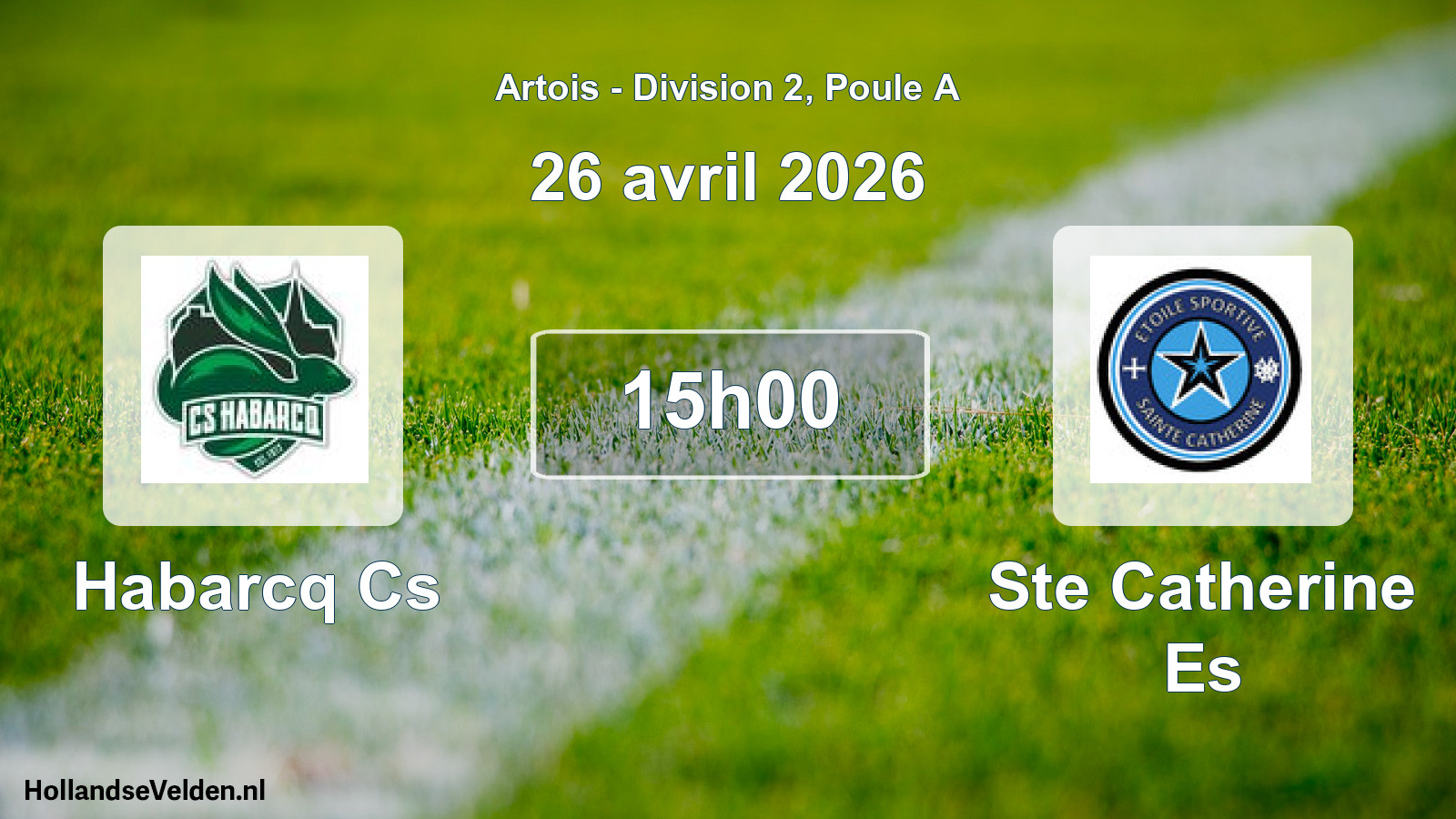Scheduled Match: Habarcq Cs - Ste Catherine Es (26 April 2026)