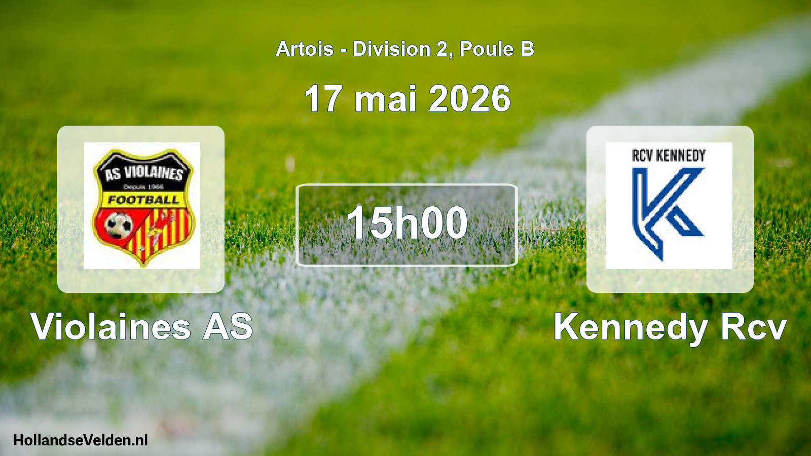 Scheduled Match: Violaines AS - Kennedy Rcv (17 May 2026)