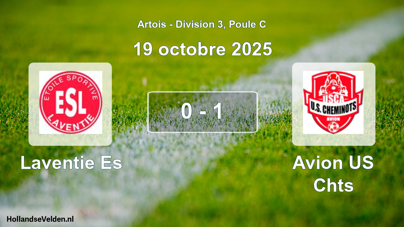 Total number of matches played: Laventie Es - Avion US Chts 0 - 1 (19 October 2025)
