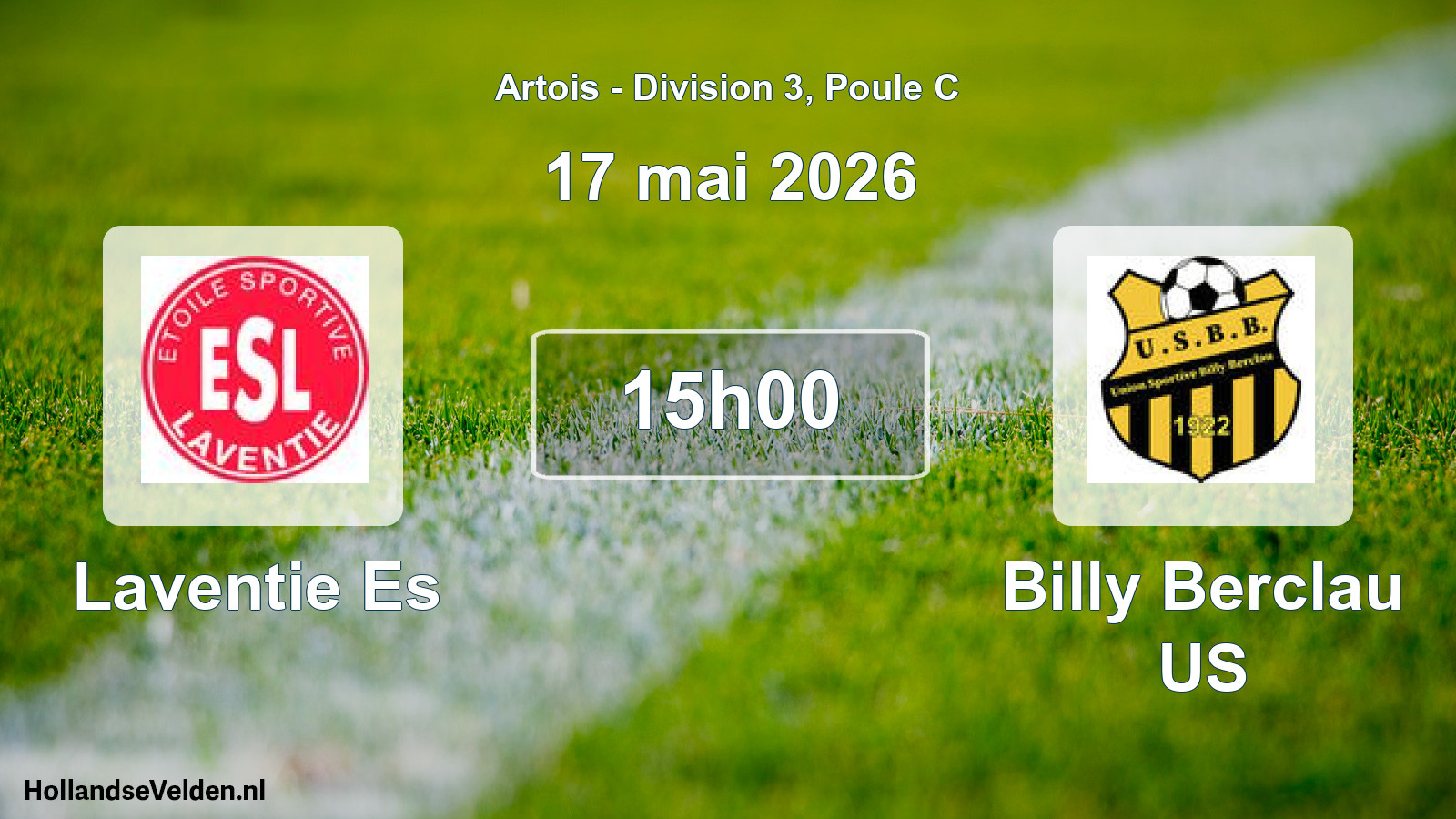 Geplande wedstrijd: Laventie Es - Billy Berclau US (17 mei 2026)