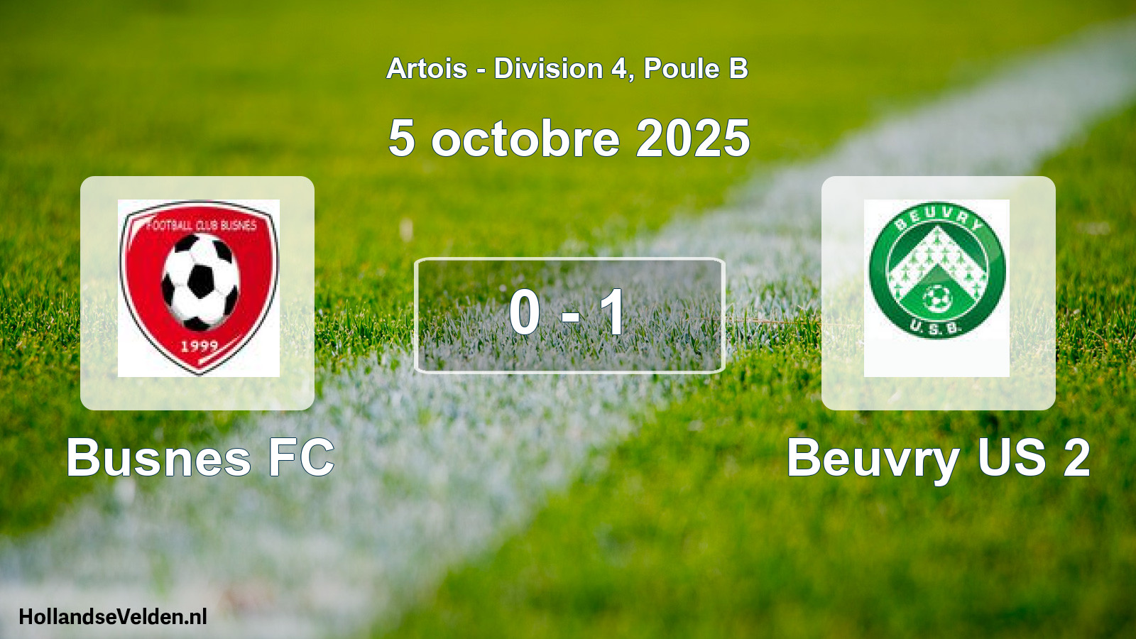 Gespeelde wedstrijd: Busnes FC - Beuvry US 2 0 - 1 (5 oktober 2025)