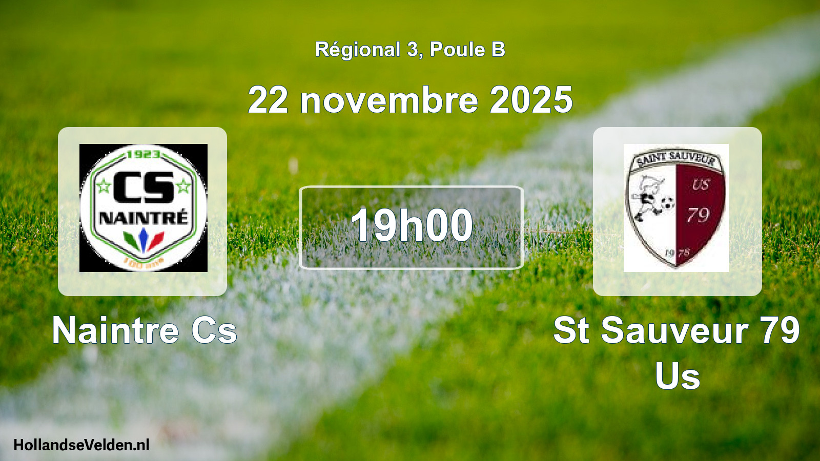 Scheduled Match: Naintre Cs - St Sauveur 79 Us (22 November 2025)