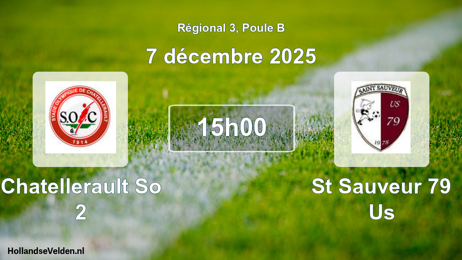 Geplande wedstrijd: Chatellerault So 2 - St Sauveur 79 Us (7 december 2025)